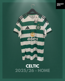 Celtic 2025/26 - Home *BNWT*