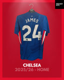 Chelsea 2025/26 - Home - James #24 *BNWT*