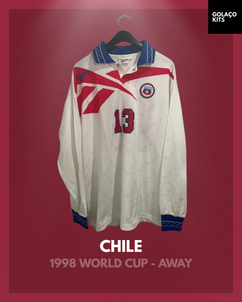 Chile 1998 World Cup - Away - Long Sleeve - #13