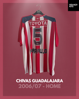 Chivas Guadalajara 2006/07 - Home - Araujo #5 *MATCH WORN*