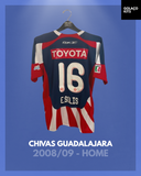 Chivas Guadalajara 2008/09 - Home - E. Solis #16 *MATCH ISSUE*