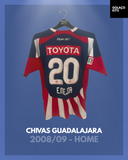 Chivas Guadalajara 2008/09 - Home - E. Mejia #20