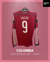 Colombia 2014 World Cup - Away - Long Sleeve - Falcao #9