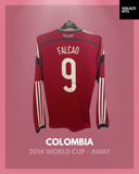 Colombia 2014 World Cup - Away - Long Sleeve - Falcao #9