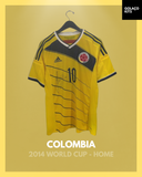 Colombia 2014 World Cup - Home - #10 *PLAYER ISSUE* *AUTOGRAPHED*