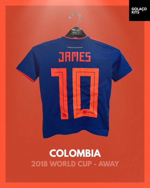 Colombia 2018 World Cup - Away - James #10