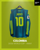 Colombia 2026 World Cup - Away - Long Sleeve - James #10 *PLAYER ISSUE*