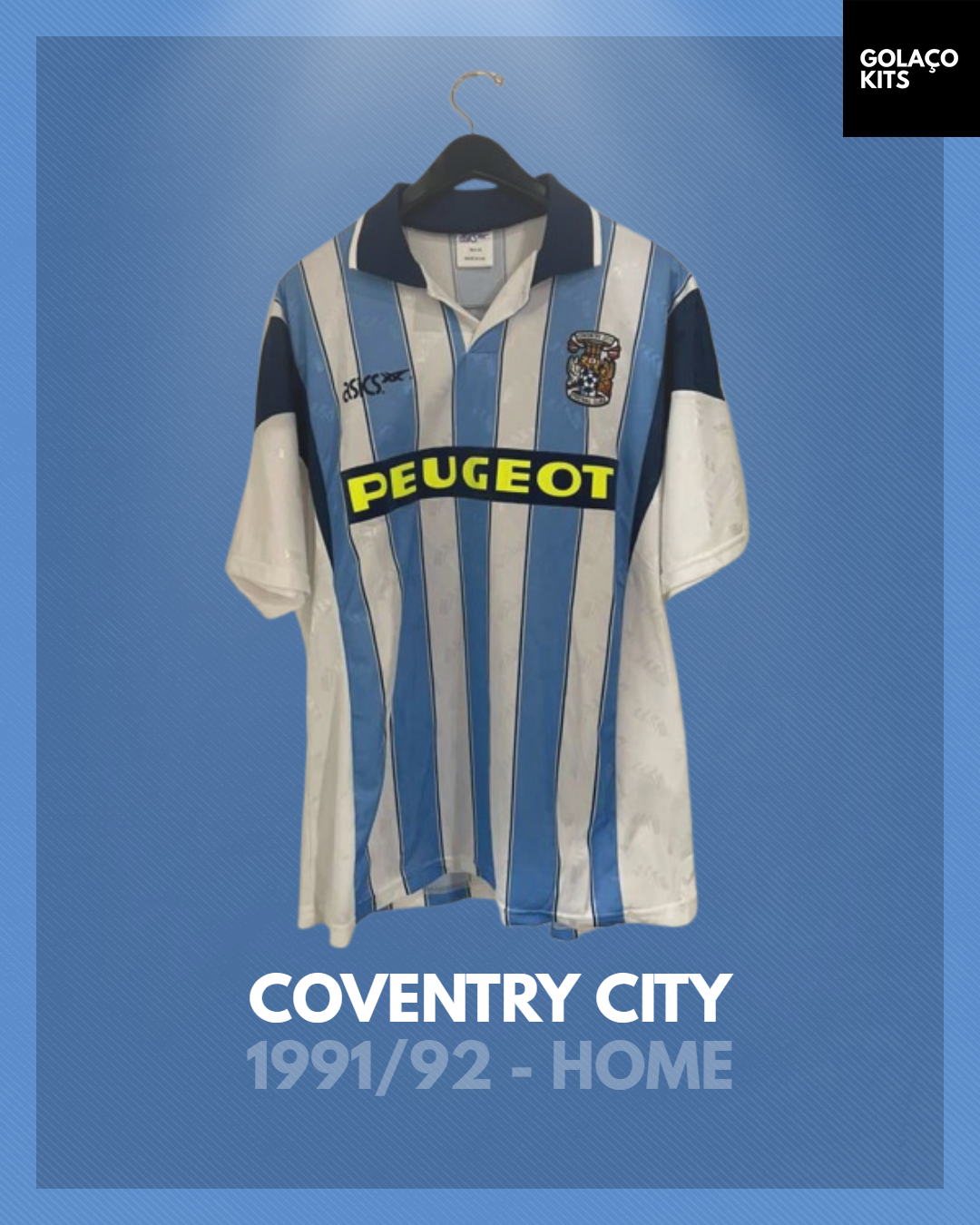 【正規品】89-91 コベントリーシティー coventry city Coventry City 1991/92 - Home – golaçokits