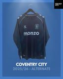 Coventry City 2025/26 - Alternate *PLAYER ISSUE* *BNWOT*