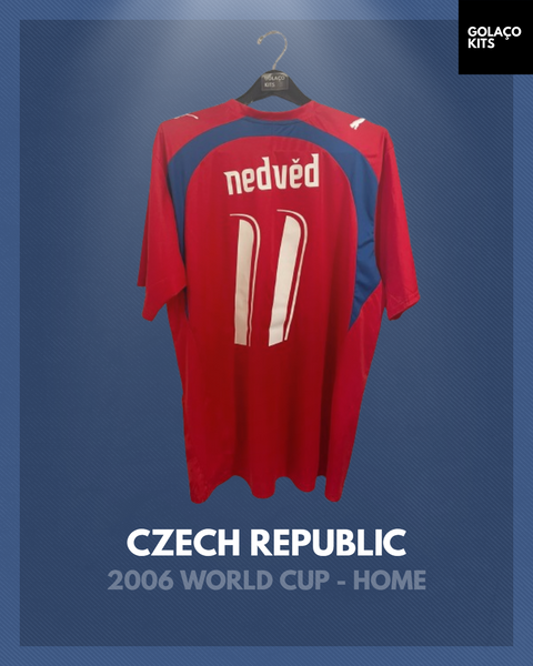 Czech Republic 2006 World Cup - Home - Nedved #11 – golaçokits Czech Republic 2006 World Cup - Home - Nedved #11 – golaçokits