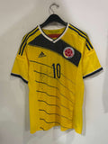 Colombia 2014 World Cup - Home - #10 *PLAYER ISSUE* *AUTOGRAPHED*