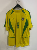 Brazil 2002 World Cup - Home - Ronaldo #9