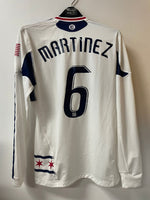 Chicago Fire 2010/11 - Away - Long Sleeve - Martinez #6 *MATCH WORN*
