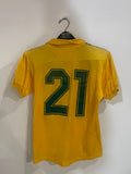 Brazil Seniors 1980's - Home - #21 *MATCH WORN*