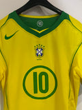 Brazil 2004/05 Reissue - Home - Ronaldinho #10
