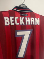 England 1998 World Cup - Away - Beckham #7