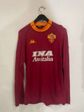 Roma 2000/01 - Home - Long Sleeve - Del Vecchio #24 *MATCH ISSUE*