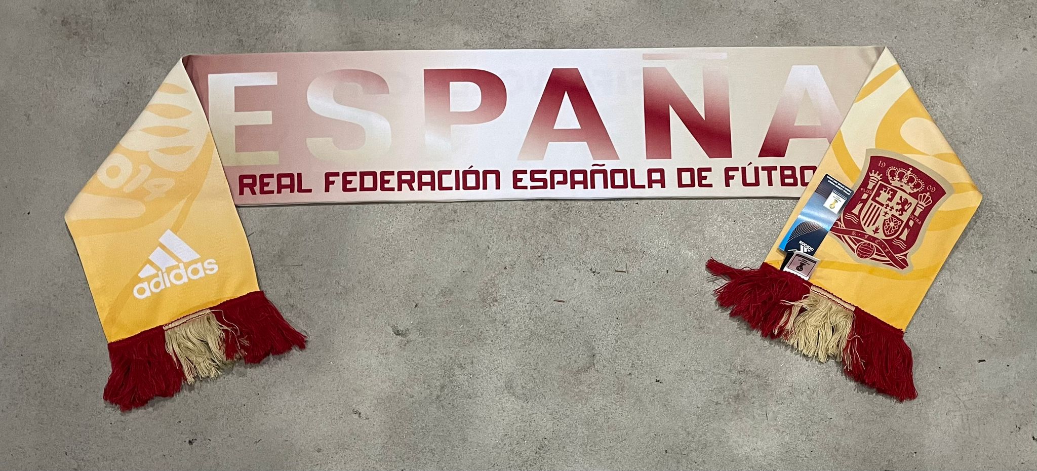 【ヴィンテージ】EURO2012 クロアチア vs スペイン 応援マフラー Spanish National Team – golaçokits