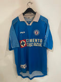 Cruz Azul 2000/02 - Home - T. Campos #8 *MATCH ISSUE*