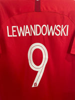 Poland 2018 World Cup - Away - Lewandowski #9