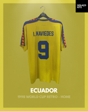 Ecuador 1998 World Cup Retro - Home - I. Kaviedes #9