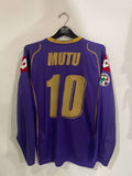 Fiorentina 2008/09 - Home - Long Sleeve - Mutu #10 *MATCH ISSUE*