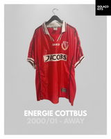 Energie Cottbus 2000/01 - Away