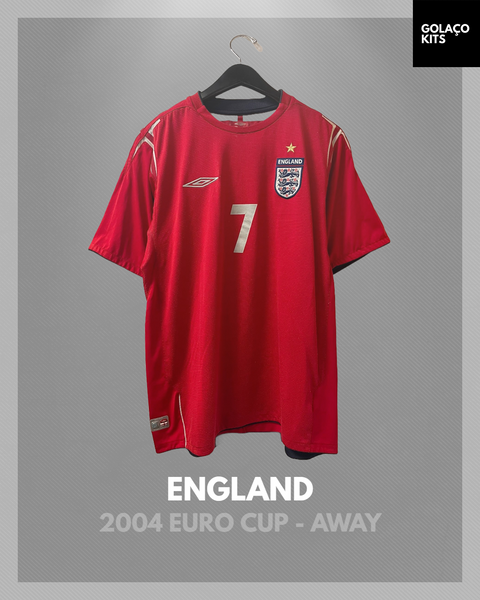 England 2004 Euro Cup - Home - Beckham #7