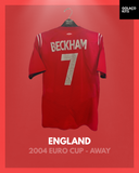 England 2004 Euro Cup - Away - Beckham #7