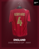 England 2006 World Cup - Away - Gerrard #4