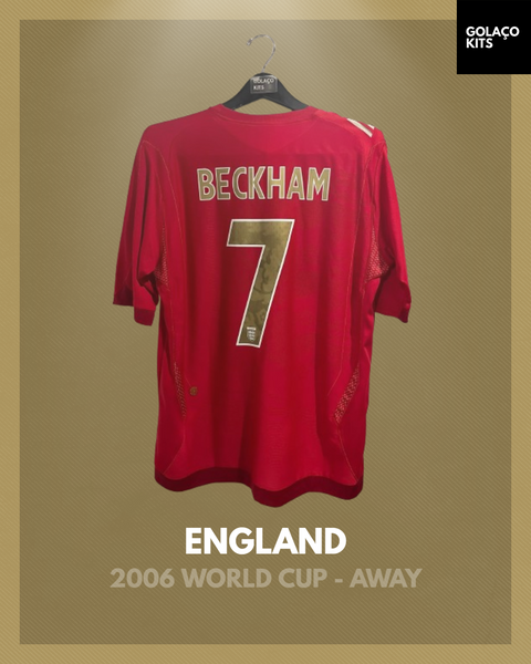 England 2006 World Cup - Away - Beckham #7