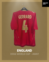 England 2006 World Cup - Away - Gerrard #4