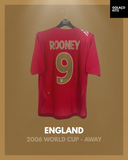 England 2006 World Cup - Away - Rooney #9