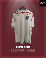 England 2007/09 - Home