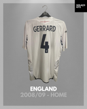 England 2008/09 - Home - Gerrard #4