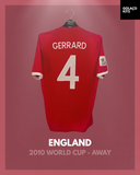 England 2010 World Cup - Away - Gerrard #4