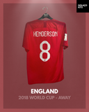 England 2018 World Cup - Away - Henderson #8