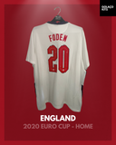 England 2020 Euro Cup - Home - Foden #20