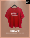England 2026 World Cup - T-Shirt - Womens