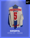 Espanyol 1998/99 - Home - Long Sleeve - Pochettino #5
