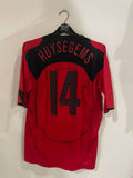 Belgium 2004/05 - Home - Huysegems #14 *MATCH WORN* *AUTOGRAPHED*