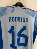 Spain 2022 World Cup - Away - Rodrigo #16