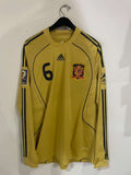 Spain 2008/09 - Away - Long Sleeve - Albelda #6 *MATCH ISSUE*
