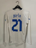 Italy 2012 Euro Cup - Away - Long Sleeve - Pirlo #21