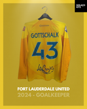 Fort Lauderdale United 2024/25 - Goalkeeper - Long Sleeve - Gottschalk #43 *AUTOGRAPHED*