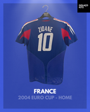 France 2004 Euro Cup - Home - Zidane #10