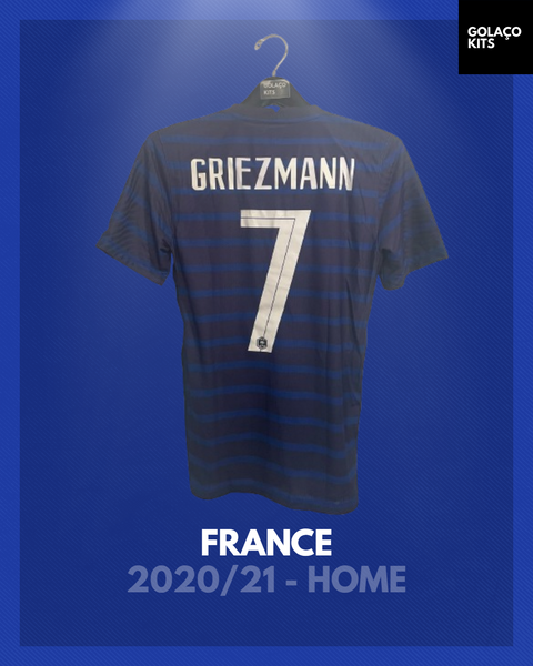 France 2020/21 - Home - Griezmann #7 *PLAYER ISSUE*