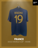 France 2022 World Cup - Home - Benzema #19