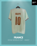 France 2026 World Cup - Away - Mbappe #10 *BNWT*