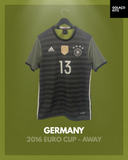 Germany 2016 Euro Cup - Away - Reversible - #13